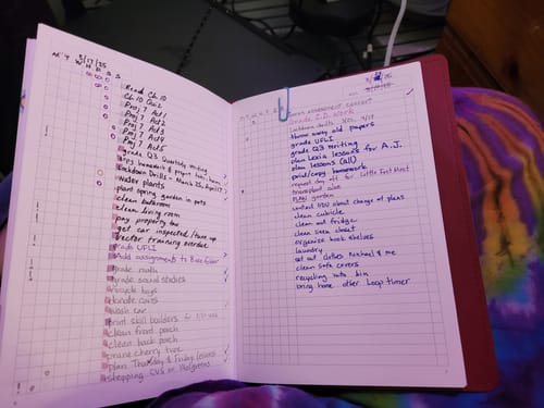 Customer photo review of Weekly Planner