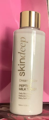 Customer photo review of DREAM GLAZE - Peptide Milk Toner