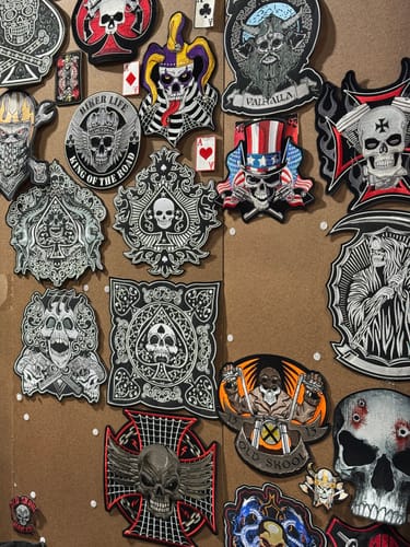 Customer photo review of American Flag Vet Patch-P3143 : 3x2 inch