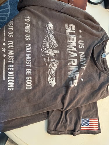 Customer photo review of American Flag Vet Patch-P3143 : 3x2 inch