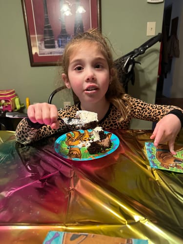 Customer photo review of 'Step Doggo & Human (Female)' Personalized Canvas