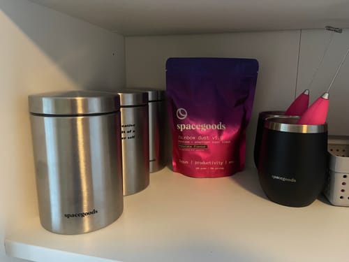 Customer photo review of rainbow dust