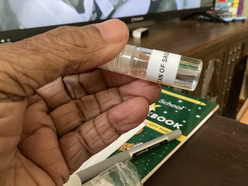 Customer photo review of Sultan of Sage inspired by Wood Sage and Sea Salt
