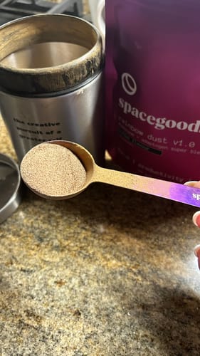 Customer photo review of rainbow dust