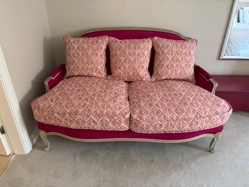 Customer photo review of Fabric Paint -- Raspberry