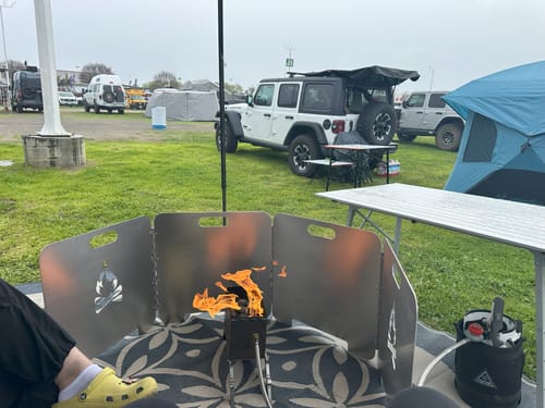 Customer photo review of The Original Fire Reflector