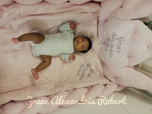 Customer photo review of Baby bedding set "Gentle little princess"