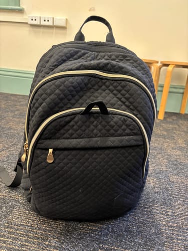 Customer photo review of Bonchemin 15.6 inch Laptop Backpacks with USB Charging Port