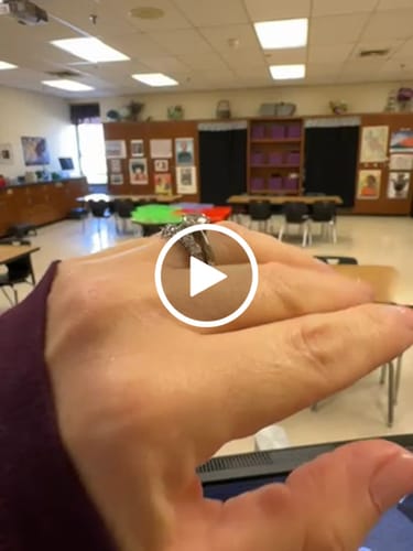 Customer video review of Simple Round Solitaire Ring
