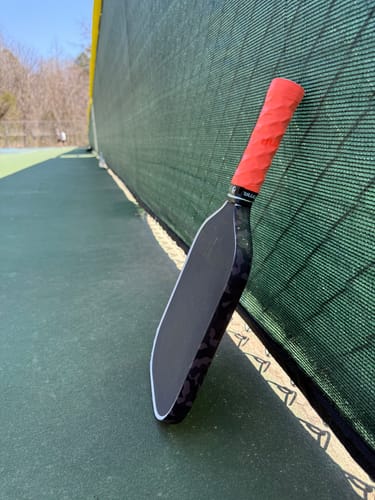Customer photo review of Blackout Camo Edge Tape (3 pack) - Pickleball Paddle Edge Tape