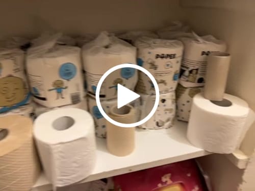 Avis vidéo d'un client sur PAPIER TOILETTE Zéro plastique - 48 rouleaux