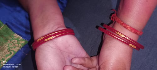 Customer photo review of Divya Shringar Red - A decent Charm