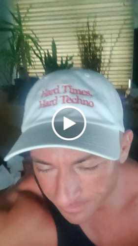 Customer video review of Hard Times, Hard Techno® 🧢 Hat (3 colors)