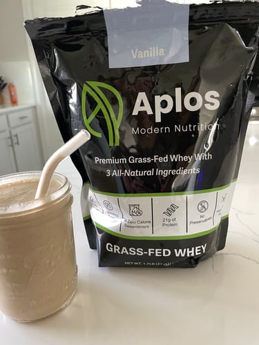 Customer photo review of Grass-Fed Whey