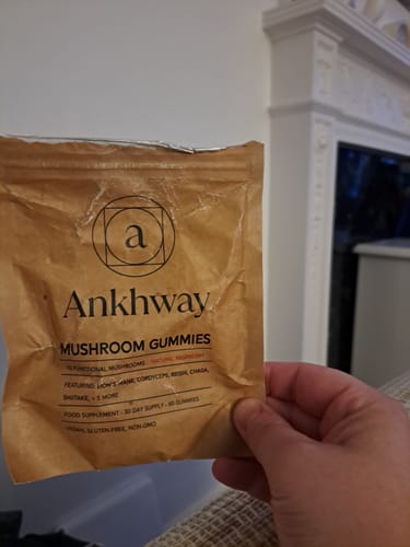 Customer photo review of Mushroom Gummies