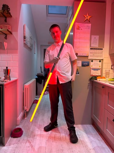 Customer photo review of Combat Saber - Model Sigma - Black (Clearance)