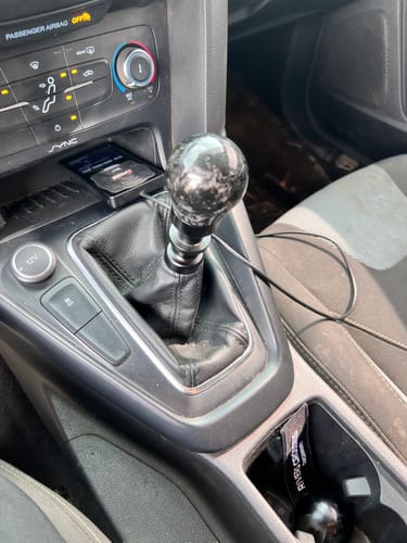 Customer photo review of Weighted Forged Carbon Fiber Shift Knob