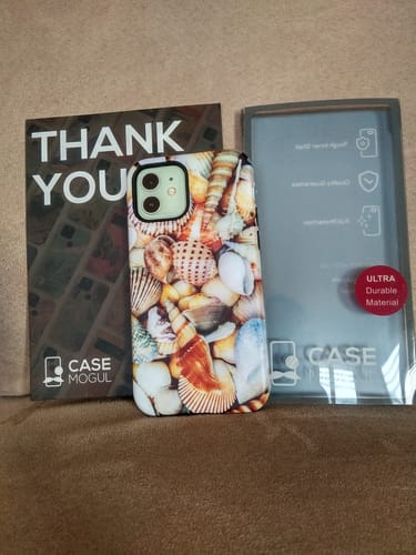 Customer photo review of Shell and Conch Nature Phone Case