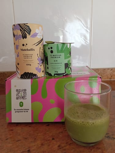 Customer photo review of Té Matcha Premium 100% - (para 1 -3 meses)