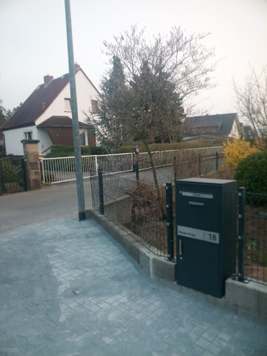 Customer photo review of Variante: mit Namensschild am Briefschlitz