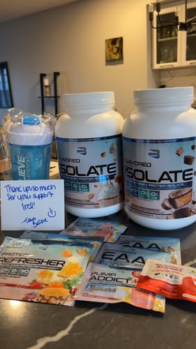 Customer photo review of Protein Isolate