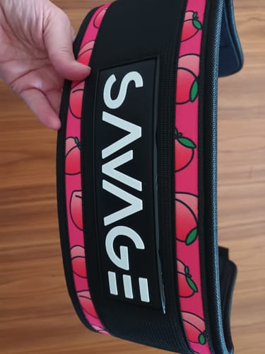 Customer photo review of Weight Lifting Belt - Peach