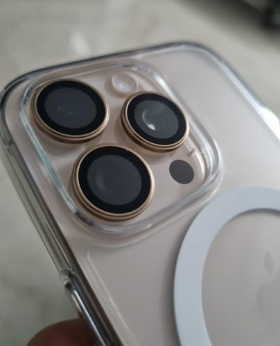 Customer photo review of ultraglass.in Camera Rings Lens Protector for iPhone 16 Pro / 16 Pro Max