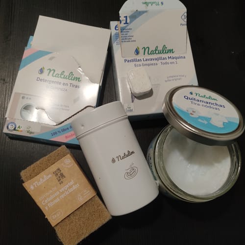 Customer photo review of Lavavajillas a mano en polvo