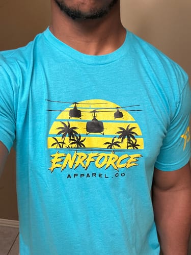 Customer photo review of Tropic Thunder Tee