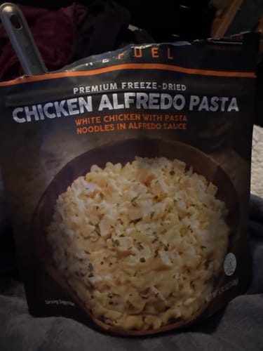 Customer photo review of Chicken Alfredo