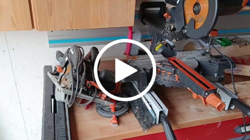 Customer video review of Scie circulaire 185mm Evolution R185CCSX avec lame multi-matériaux TCT et guide de 1,02m