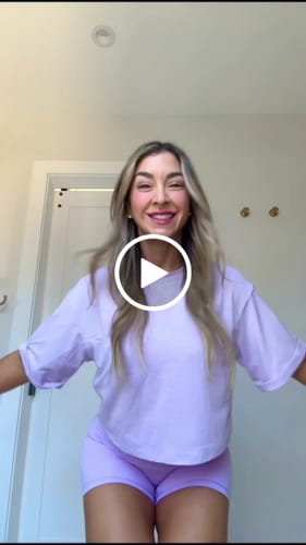 Customer video review of Girlfriend Lift Shorts - Pixie Gem