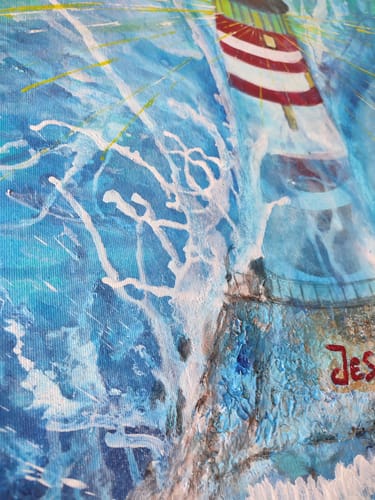 Customer photo review of Aquarylic Color Starter Set – Für alle, die leuchtende Kunst erschaffen wollen!