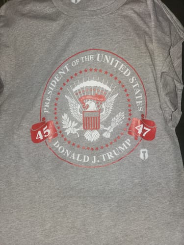 Customer photo review of 47 Presidential Seal T-Shirt - Front