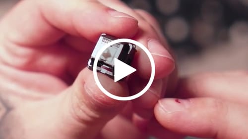 Customer video review of KEEBSCAPE.CO X HMX SNOW CRASH RAIL BOTTOM OUT LINEAR SWITCH FACTORY LUBED EDITION (10PCS)