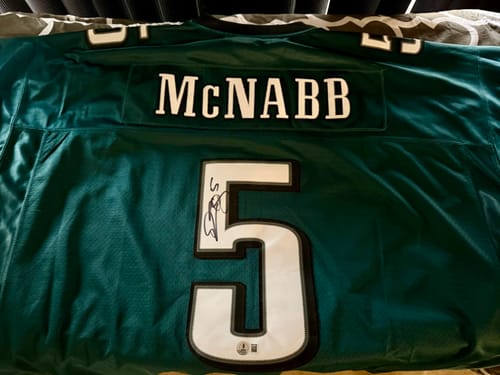 Customer photo review of Donovan McNabb Autograph Signing