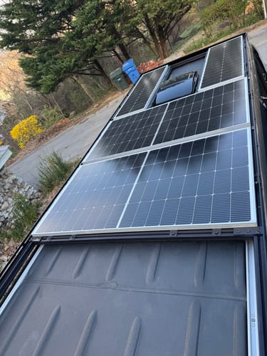 Customer photo review of MERCEDES SPRINTER ROOF RACK
