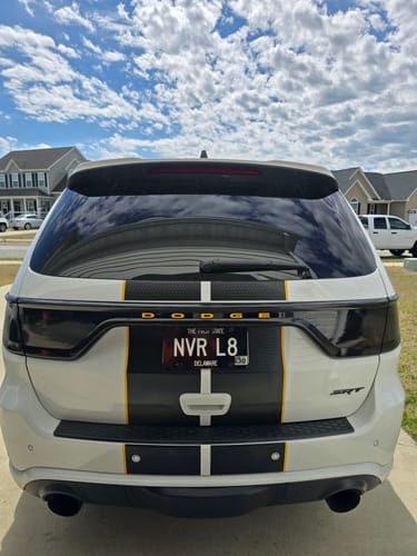 Customer photo review of ABD DODGE Letters 2015-2023 Charger, Durango