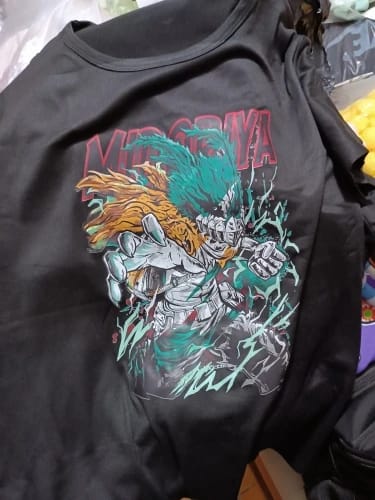 Customer photo review of Midoriya Oversize T-shirt