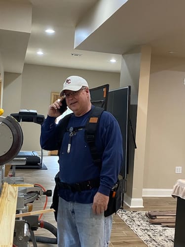 Customer photo review of Perkins Builder Brothers Retractable Carpenter Pencil Holder, Black