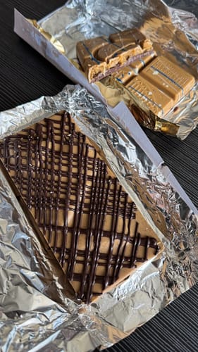 Customer photo review of Coffee and Stroopwafel Bizarre Bar 195g