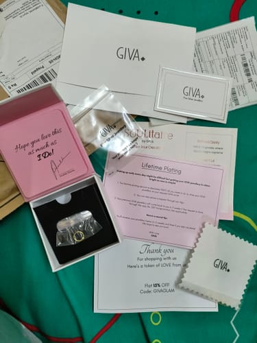 Customer photo review of Golden Zircon Star Nose Ring