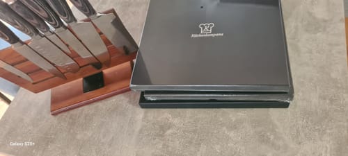 Customer photo review of Premium Messerset (+ GRATIS Kochkurs & Buch)