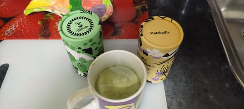 Customer photo review of Té Matcha Premium 100% - (para 1 -3 meses)