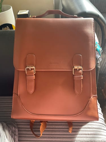 Customer photo review of Verbena Vintage Laptop Backpack