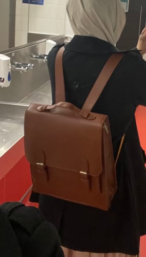 Customer photo review of Verbena Vintage Laptop Backpack