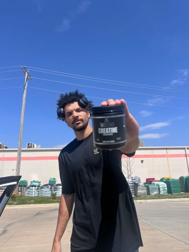 Customer photo review of CREATINE MONOHYDRATE