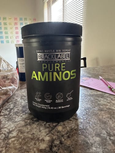 Customer photo review of PURE AMINOS