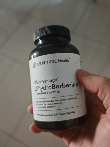 Customer photo review of GlucoVantage® DihydroBerberine + Gymnema Sylvestre