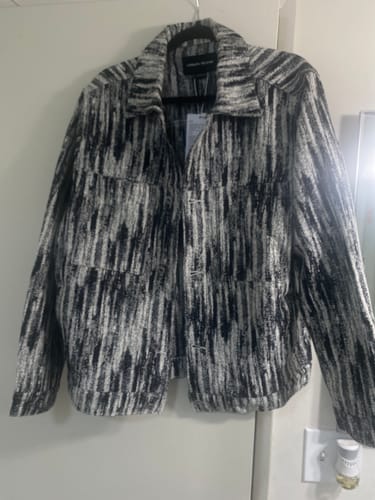 Customer photo review of Drop Shoulder Sleeve Denim Jackets